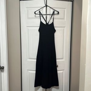 Pact fit and flare midi dress